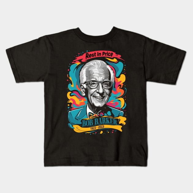 RIP Bob Barker Kids T-Shirt by BAJAJU